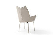 9188 Table With 1218 Swivel Grey Taupe Chairs Set - DMV FurnitureDining Room Set