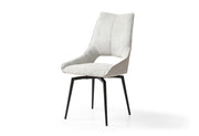 9189 Table with 1239 swivel beige chairs SET - p12712