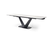 9189 Table with 1239 swivel beige chairs SET - p12712