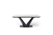 9189 Table with 1239 swivel beige chairs SET - p12712