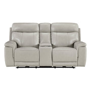 9199TPE-2PWH Power Double Reclining Love Seat with Power Headrest and Center Console - 9199TPE-2PWH