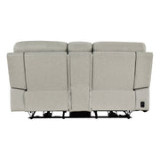 9199TPE-2PWH Power Double Reclining Love Seat with Power Headrest and Center Console - 9199TPE-2PWH
