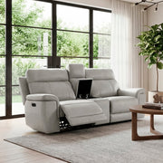 9199TPE-2PWH Power Double Reclining Love Seat with Power Headrest and Center Console - 9199TPE-2PWH