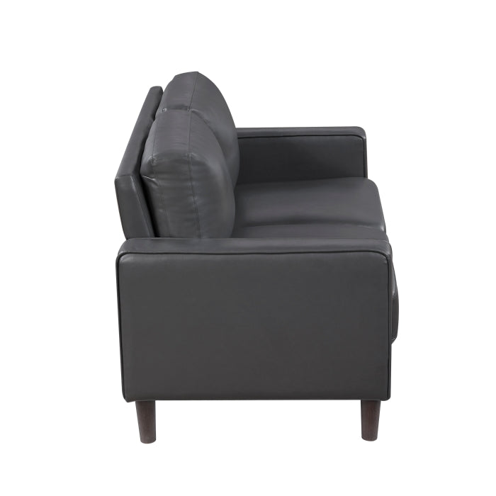 9203DGY*2 2pc Set: Sofa, Love - 9203DGY*2