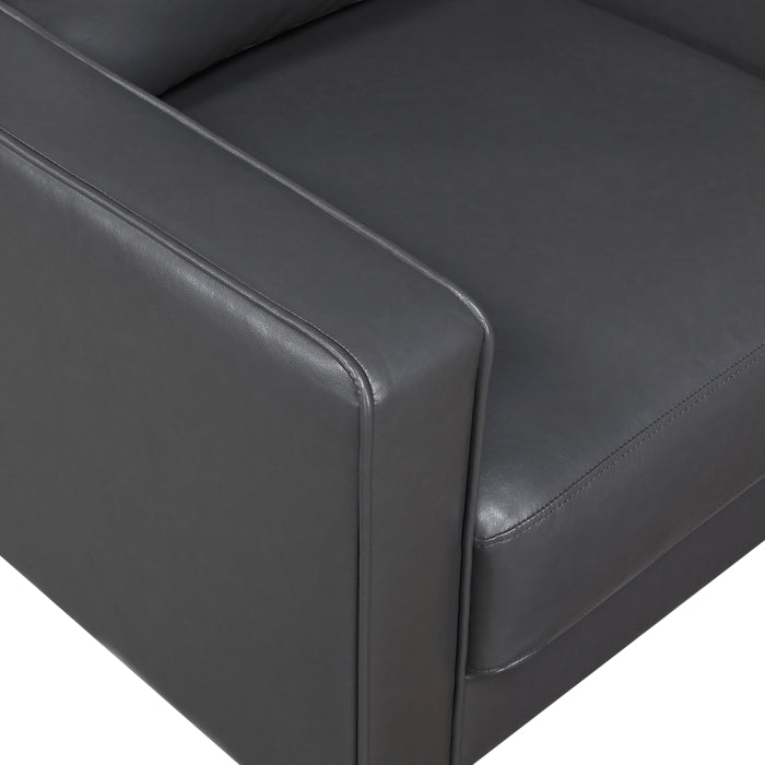 9203DGY*2 2pc Set: Sofa, Love - 9203DGY*2