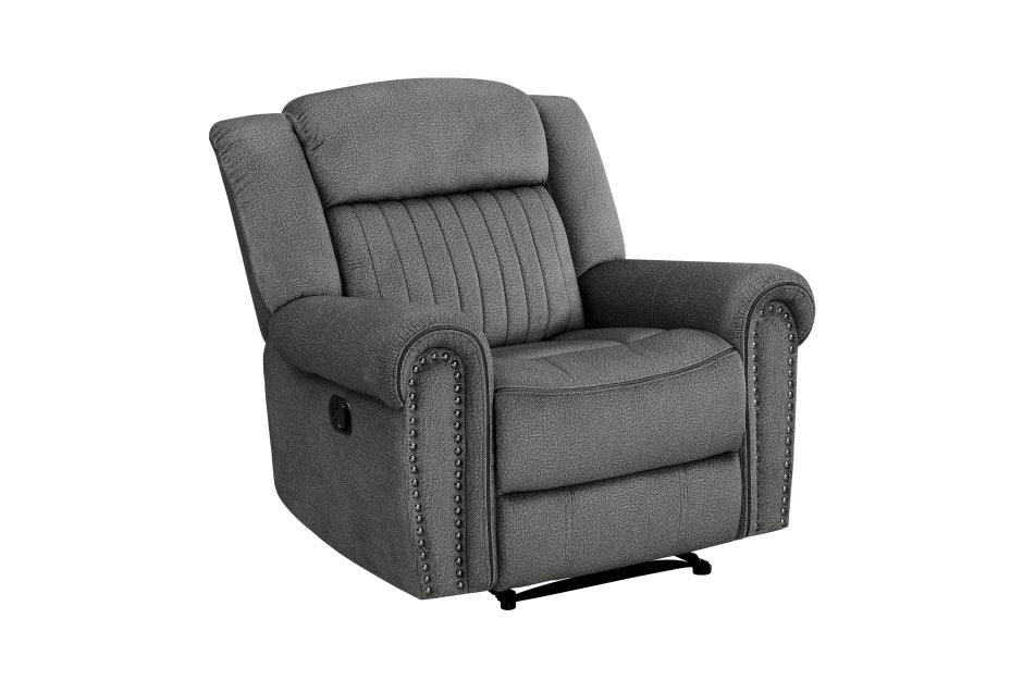 Brennen 3-Piece Living Room Set In Charcoal 9204Cc*3 | Homelegance