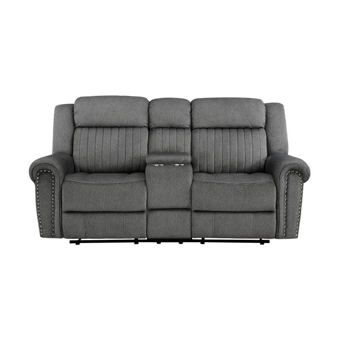 9204CC-2 Double Reclining Love Seat with Center Console - 9204CC-2