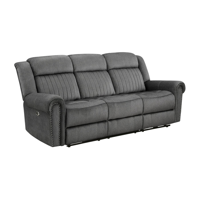 9204CC-3PW Power Double Reclining Sofa - 9204CC-3PW