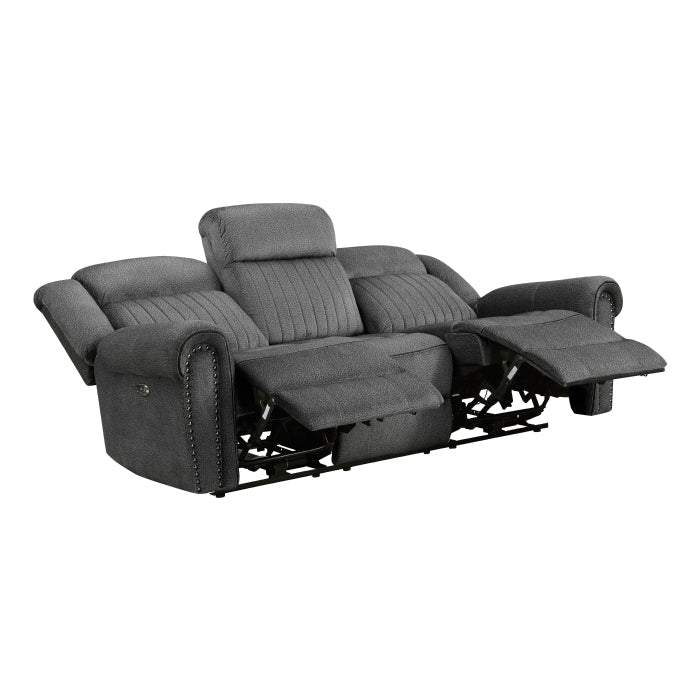 9204CC-3PW Power Double Reclining Sofa - 9204CC-3PW