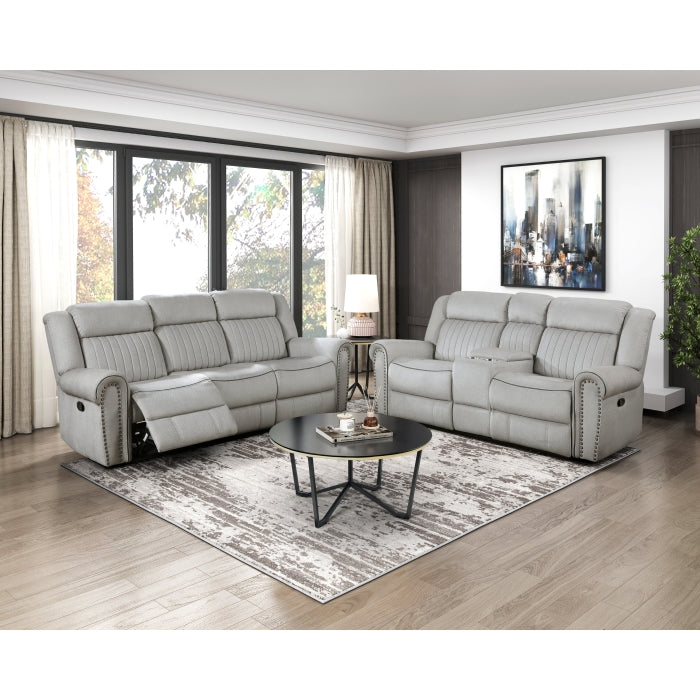 9204MT-2 Double Reclining Love Seat with Center Console - 9204MT-2