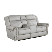 9204MT-2PW Power Double Reclining Love Seat with Center Console - 9204MT-2PW