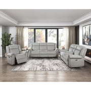 9204MT-2PW Power Double Reclining Love Seat with Center Console - 9204MT-2PW