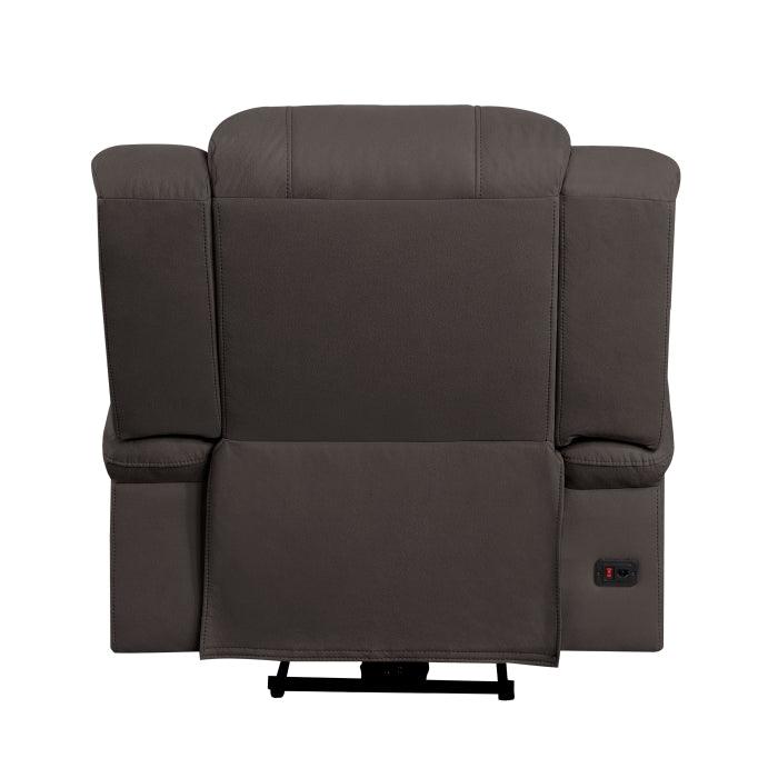Camryn Power Reclining Chair In Chocolate 9207Chc-1Pw | Homelegance