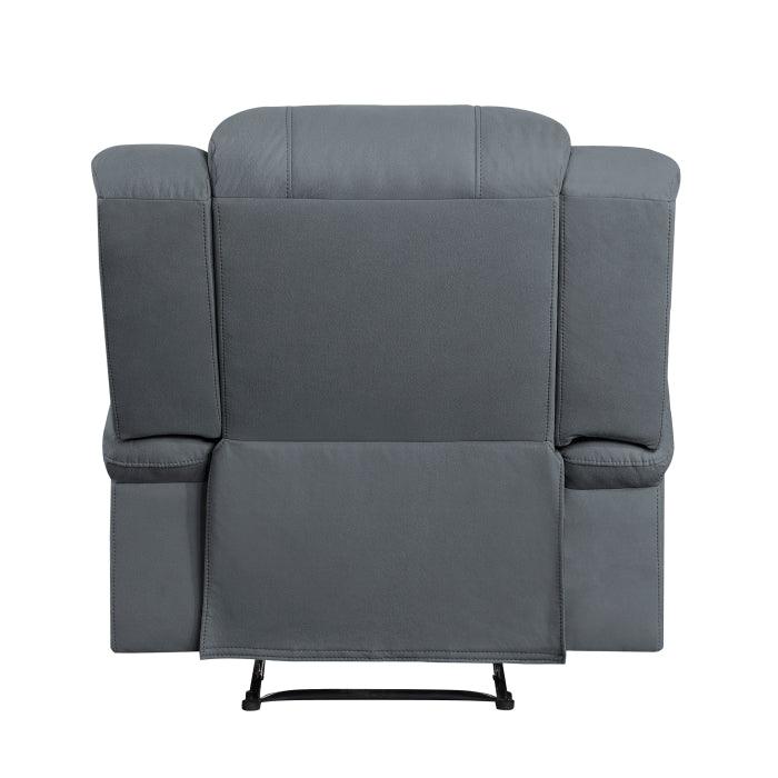 Camryn Reclining Chair In Graphite Blue 9207Gpb-1 | Homelegance