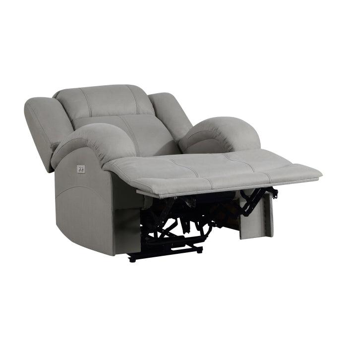 Camryn Power Reclining Chair In Gray 9207Gry-1Pw | Homelegance