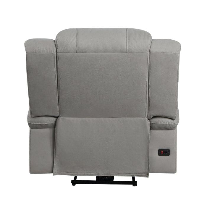 Camryn Power Reclining Chair In Gray 9207Gry-1Pw | Homelegance