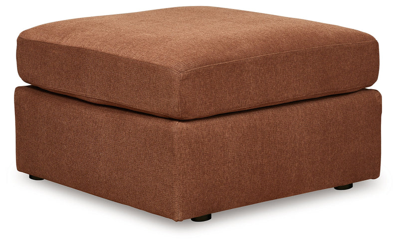 Modmax 6-Piece RAF Chaise Sectional with Ottoman and Storage Console in Spice from Ashley - DMV Furniture