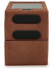 Modmax Spice 6-Piece LAF Sectional with Ottoman and Console with Audio System from Ashley - DMV Furniture