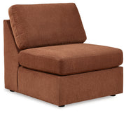 Modmax 6-Piece LAF Chaise Sectional with Ottoman and Storage Console in Spice from Ashley - DMV Furniture