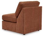 Modmax 6-Piece RAF Chaise Sectional with Ottoman and Storage Console in Spice from Ashley - DMV Furniture