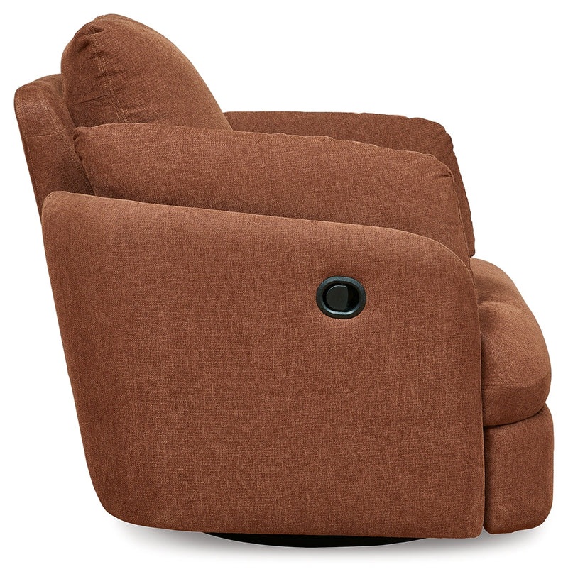 Modmax 5-Piece Sectional with Swivel Glider Recliner in Spice from Ashley - DMV Furniture