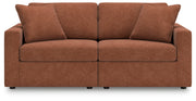 Modmax Sofa, Loveseat and Recliner in Spice from Ashley - DMV Furniture