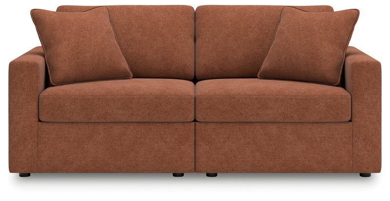 Modmax Sofa, Loveseat and Recliner in Spice from Ashley - DMV Furniture