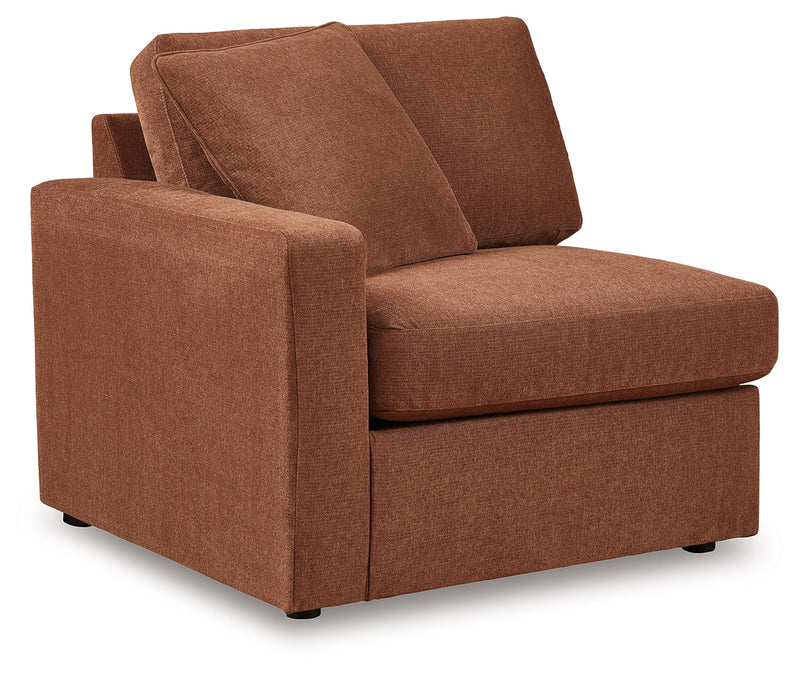 Modmax Spice 6-Piece LAF Sectional with Ottoman and Console with Audio System from Ashley - DMV Furniture