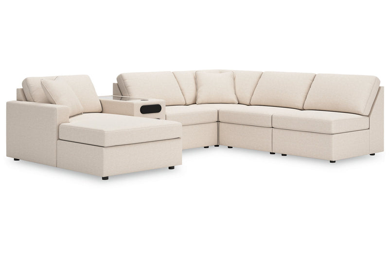 Modmax Oyster 6-Piece Sectional with Chaise -   - DMV Furniture