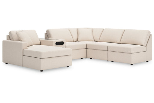 Modmax Oyster 6-Piece Sectional with Chaise -   - DMV Furniture