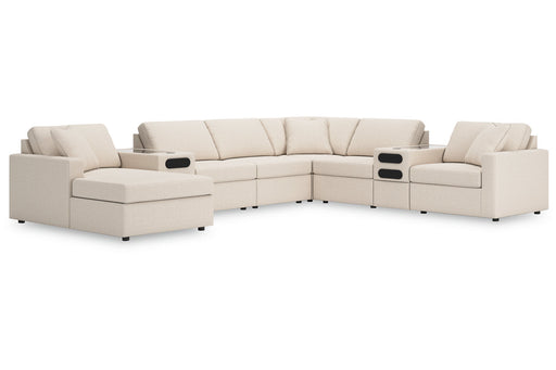 Modmax Oyster 8-Piece Sectional with Audio System and Chaise -   - DMV Furniture