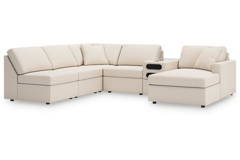 Modmax Oyster 6-Piece Sectional with Chaise -   - DMV Furniture