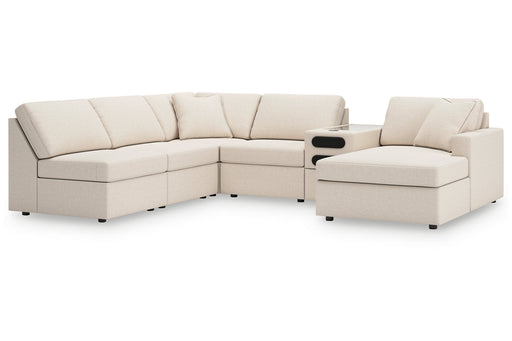 Modmax Oyster 6-Piece Sectional with Chaise -   - DMV Furniture