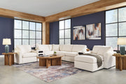 Modmax Oyster 6-Piece Sectional with Console with Audio System and Ottoman from Ashley - DMV Furniture