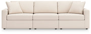 Modmax Sofa, Loveseat and Recliner in Oyster from Ashley - DMV Furniture