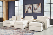 Modmax 5-Piece Sectional with Ottoman and 2 Consoles with Storage in Oyster from Ashley - DMV Furniture