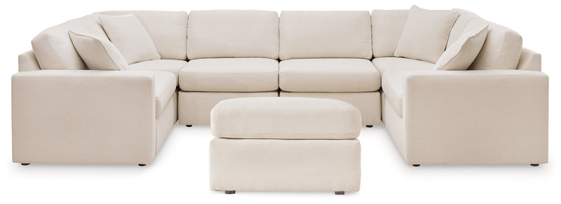 Modmax 6-Piece Symmetrical Sectional with Ottoman in Oyster from Ashley - DMV Furniture