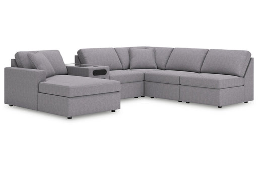 Modmax Granite 6-Piece Sectional with Chaise -   - DMV Furniture