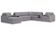 Modmax Granite 8-Piece Sectional with Audio System and Chaise -   - DMV Furniture