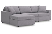 Modmax Granite 3-Piece Sectional with Chaise -  Ashley - DMV Furniture