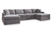 Modmax Granite 4-Piece Sectional with Chaise -  Ashley - DMV Furniture