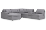 Modmax Granite 6-Piece Sectional with Chaise -   - DMV Furniture