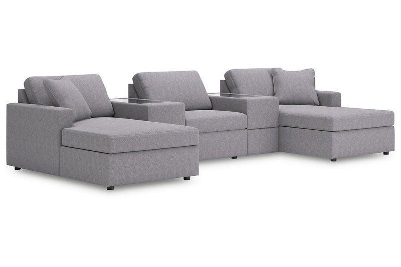 Modmax Granite 5-Piece Pit Sectional -   - DMV Furniture
