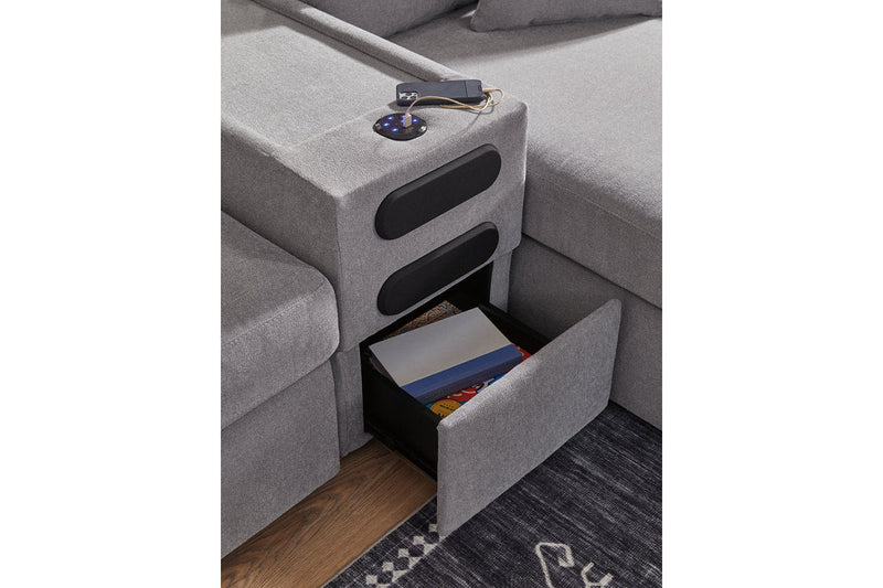 Modmax Granite 6-Piece Sectional with Chaise -   - DMV Furniture