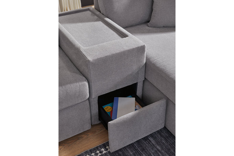 Modmax Granite 6-Piece Sectional with Chaise -   - DMV Furniture