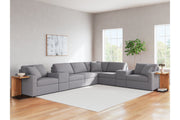Modmax Granite 8-Piece Sectional -  Ashley - DMV Furniture
