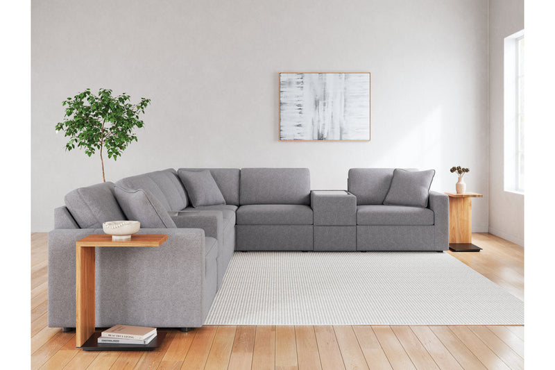 Modmax Granite 8-Piece Sectional -  Ashley - DMV Furniture