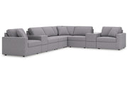 Modmax Granite 8-Piece Sectional -  Ashley - DMV Furniture