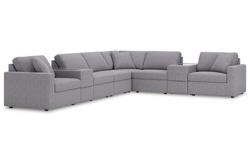 Modmax Granite 8-Piece Sectional -  Ashley - DMV Furniture