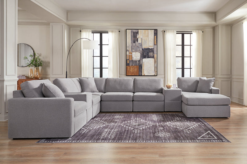 Modmax Granite 8-Piece Sectional with Chaise -   - DMV Furniture